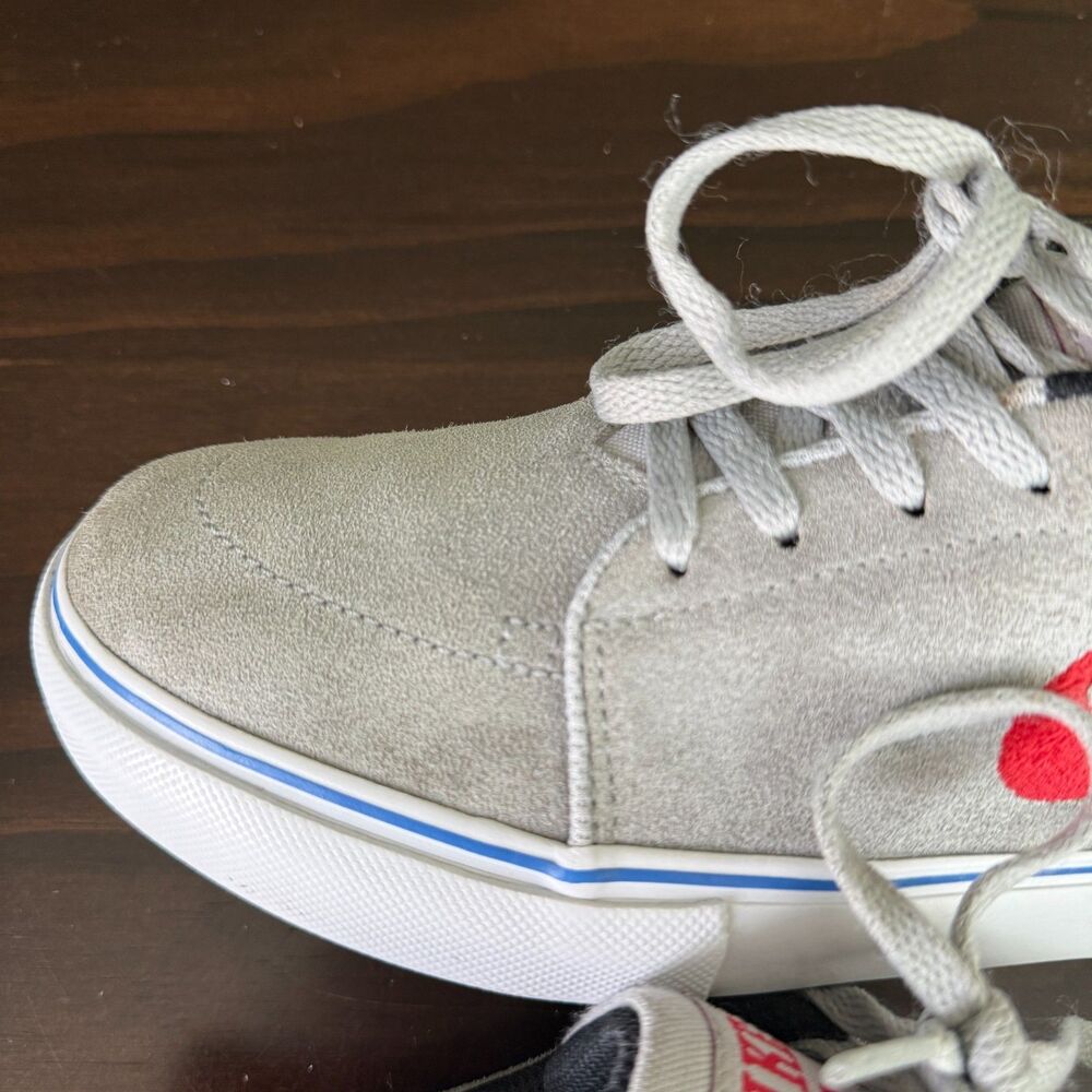 Nike Satire Armory Slate Suede SB Shoes Youth Boys Size 6 Gray Women 7.5 - Picture 11 of 12